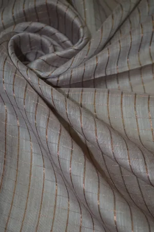 Chanderi Slub Textured Checkered Fabric ( TO BUY A QUANTITY OF 1.5,2.5,3.5 PLEASE CALL US AT 9930655009)