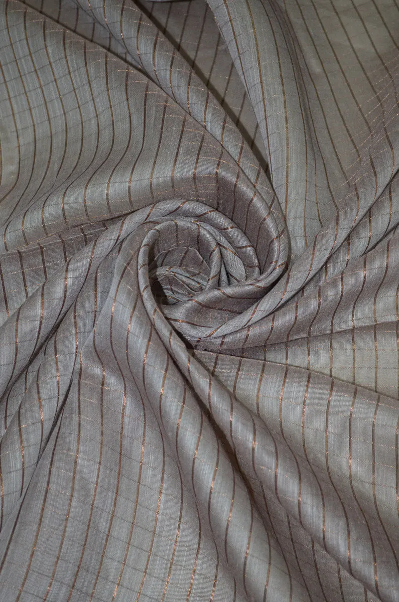 Chanderi Slub Textured Checkered Fabric ( TO BUY A QUANTITY OF 1.5,2.5,3.5 PLEASE CALL US AT 9930655009)