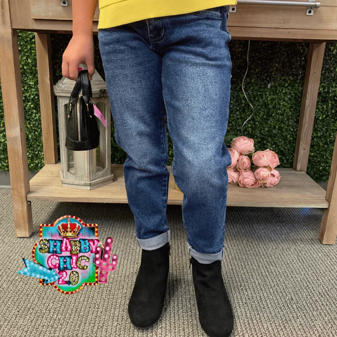 Children's High Rise 'Mom' Jeans