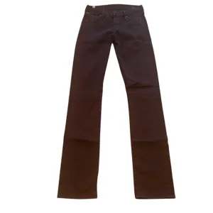 CITIZENS OF HUMANITY WOMENS LOW RISE AVA STRAIGHT LEG SKINNY JEANS BLACK SIZE 26
