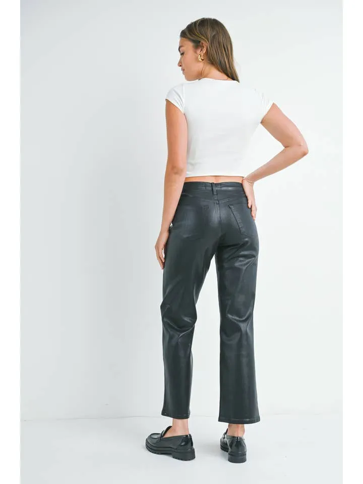 Coated Straight Jeans | JBD