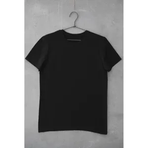 Crew Neck T-shirts Personalised with Your  Text On Front