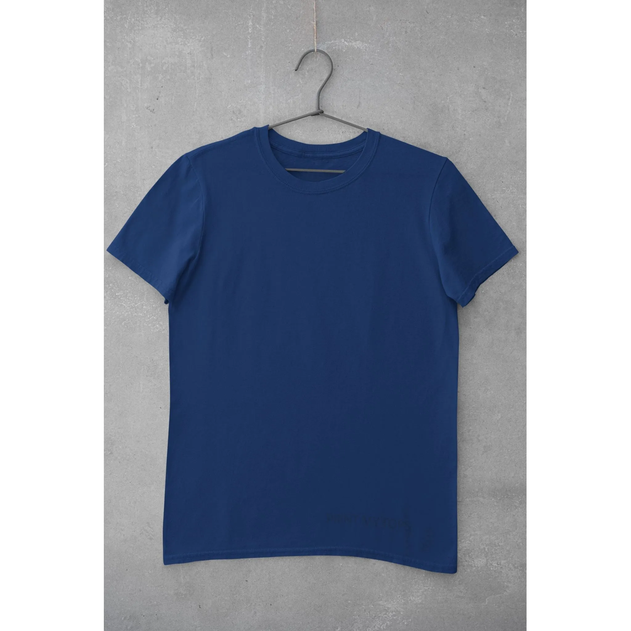 Crew Neck T-shirts Personalised with Your  Text On Front