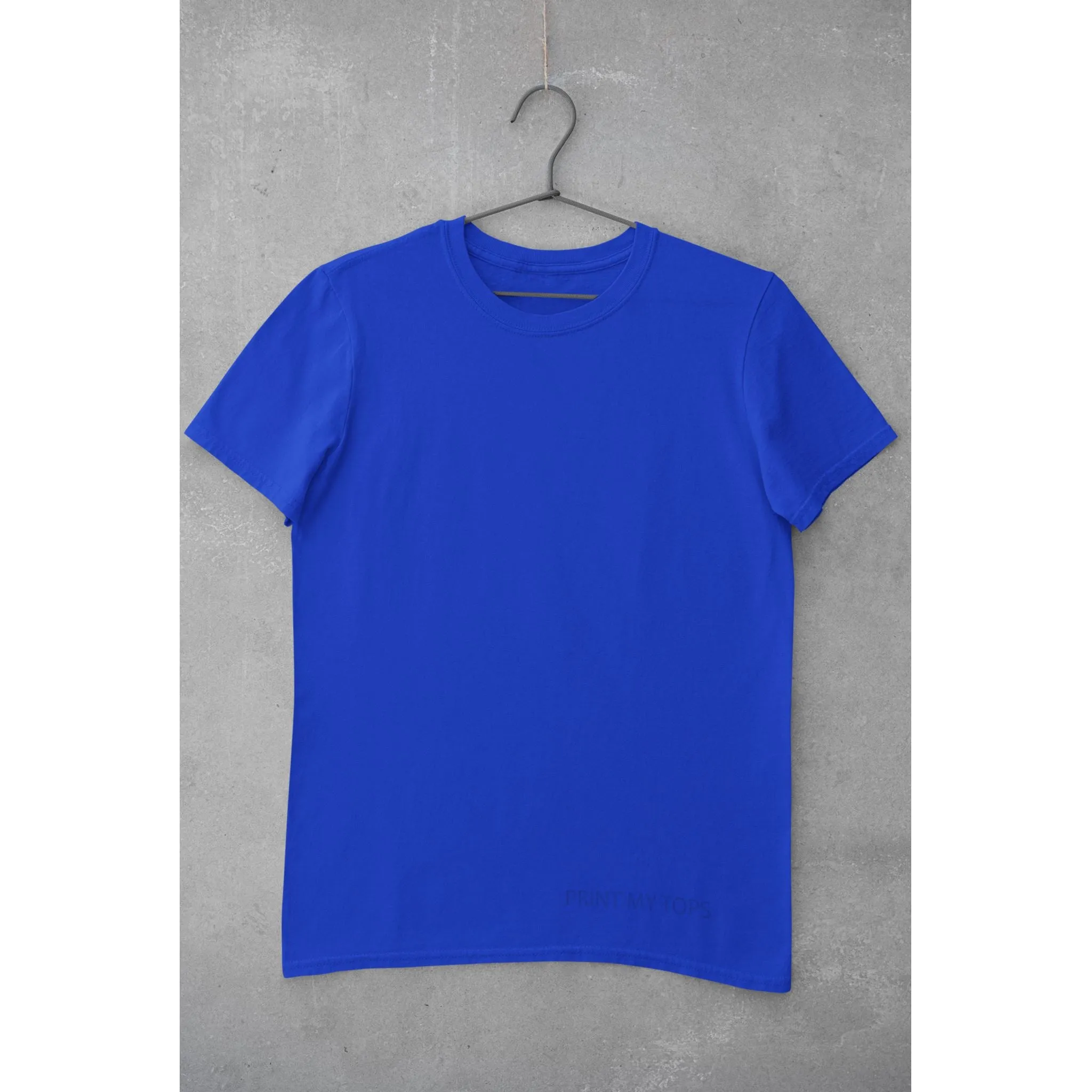Crew Neck T-shirts Personalised with Your  Text On Front
