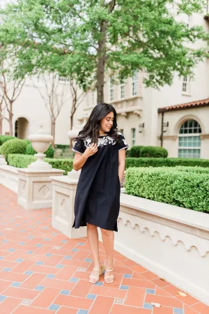 Dahlia Dress | Midnight Black