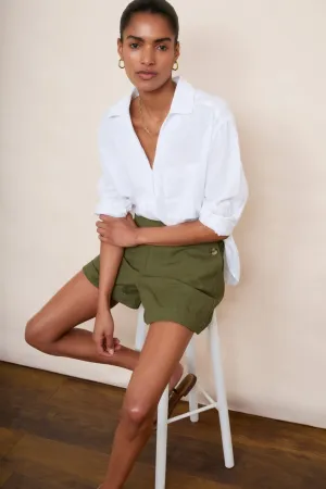 DB X Wyse Linen Shirt - White