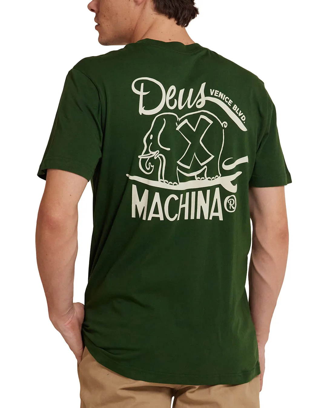 Deus Ex Machina Hefferlump Tee Hillside Green