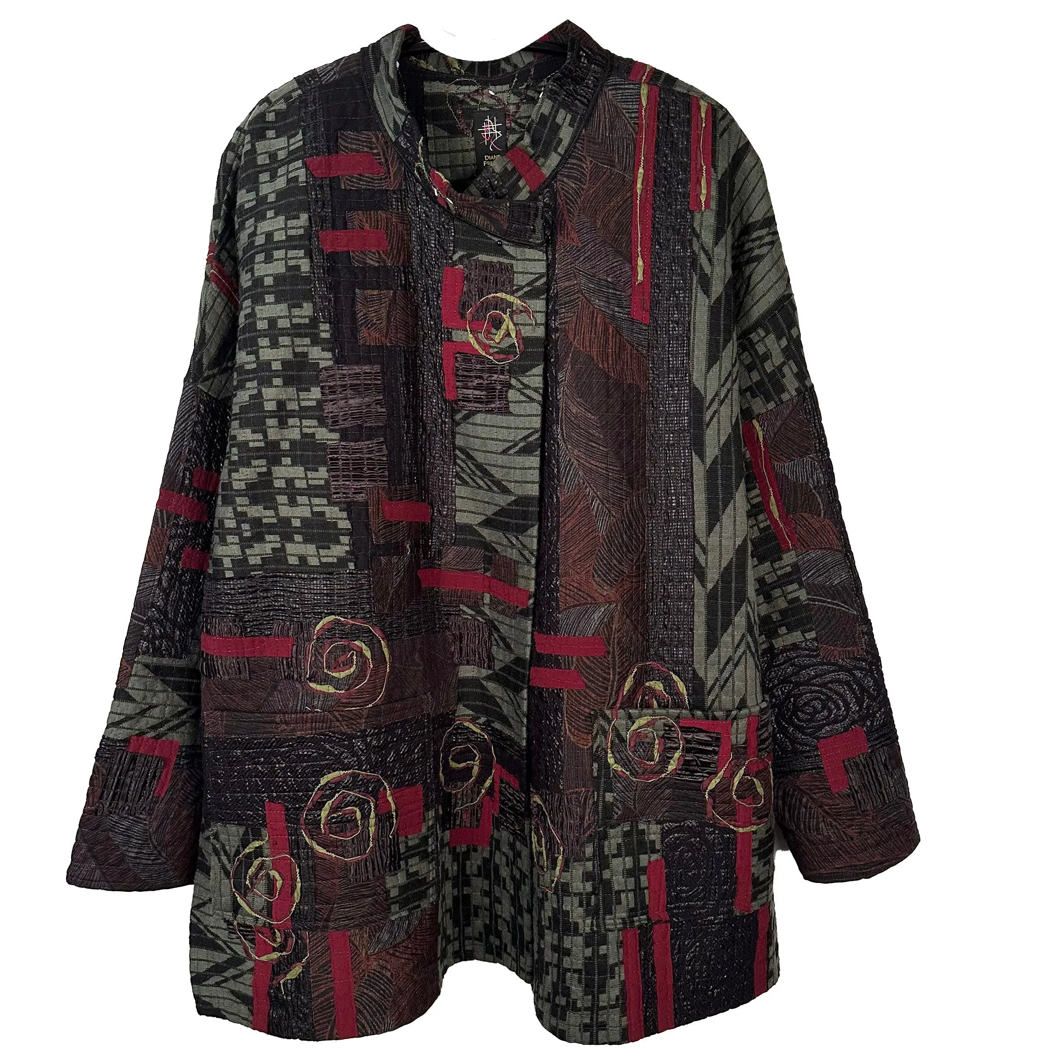 Diane Prekup Jacket, Serenade, Olive/Black, L