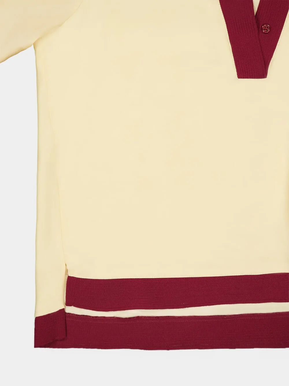 Diane Silk V-Neck Longsleeve