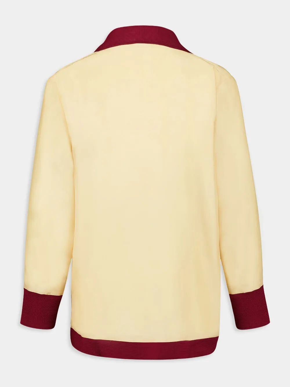 Diane Silk V-Neck Longsleeve