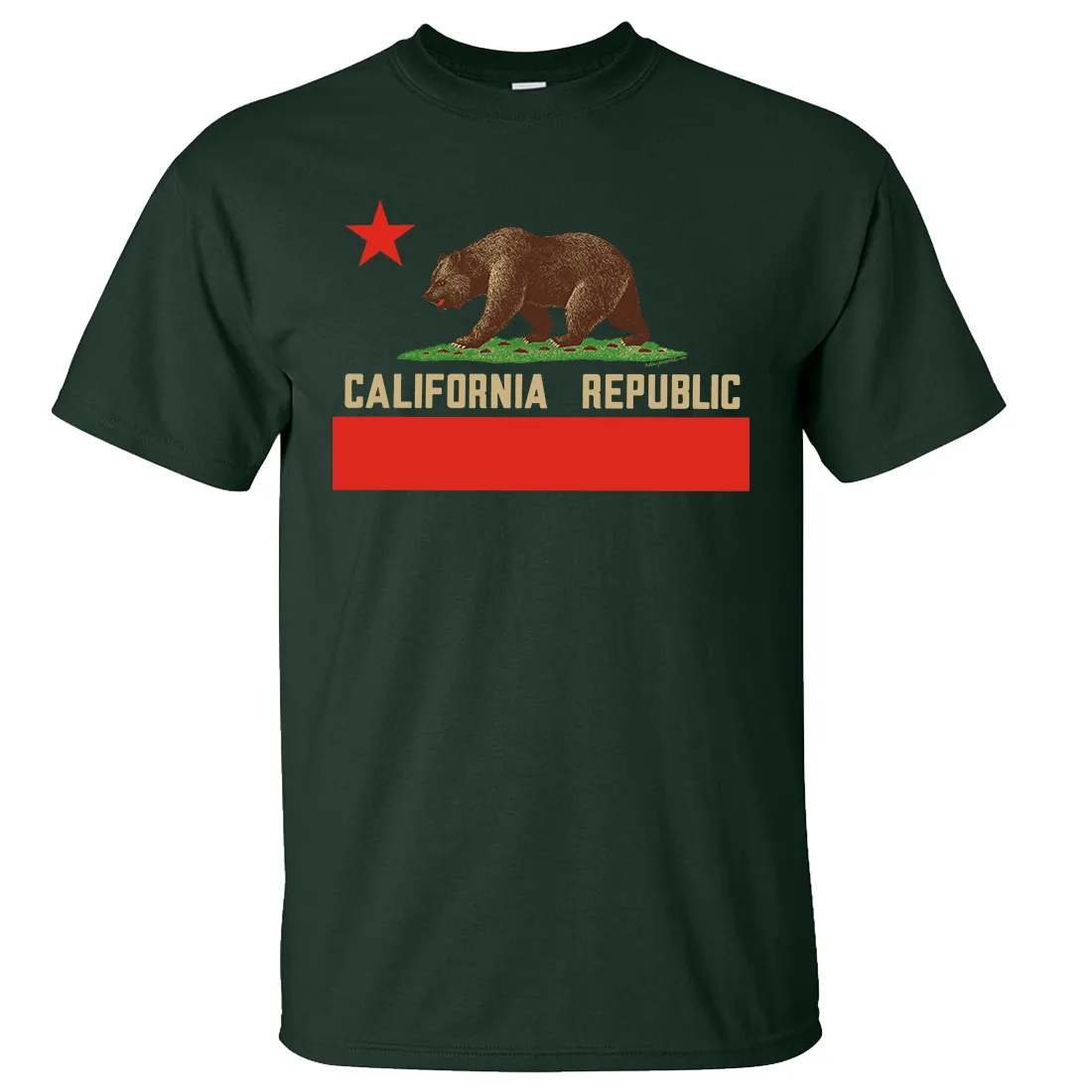 Don Pimentel California Republic Bear Flag Asst Colors T-shirt/tee