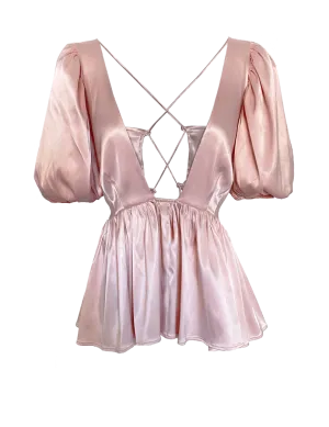 Eir Top | Slipper Pink