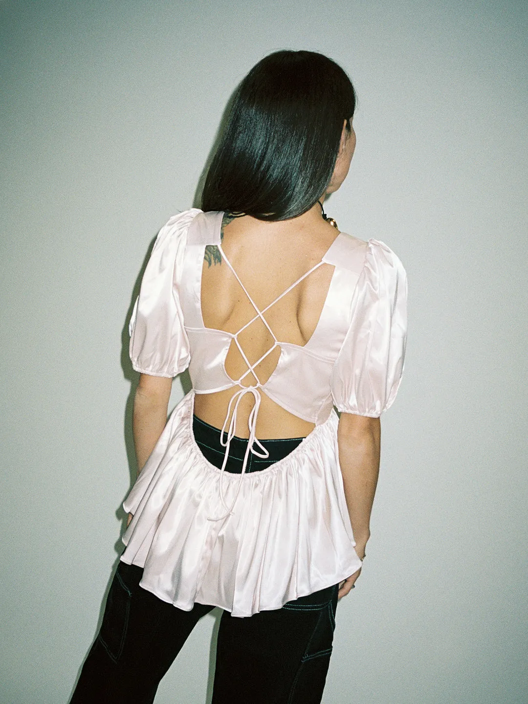 Eir Top | Slipper Pink