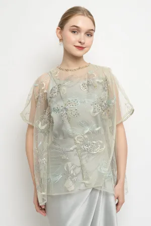 Eliza Top in Sage