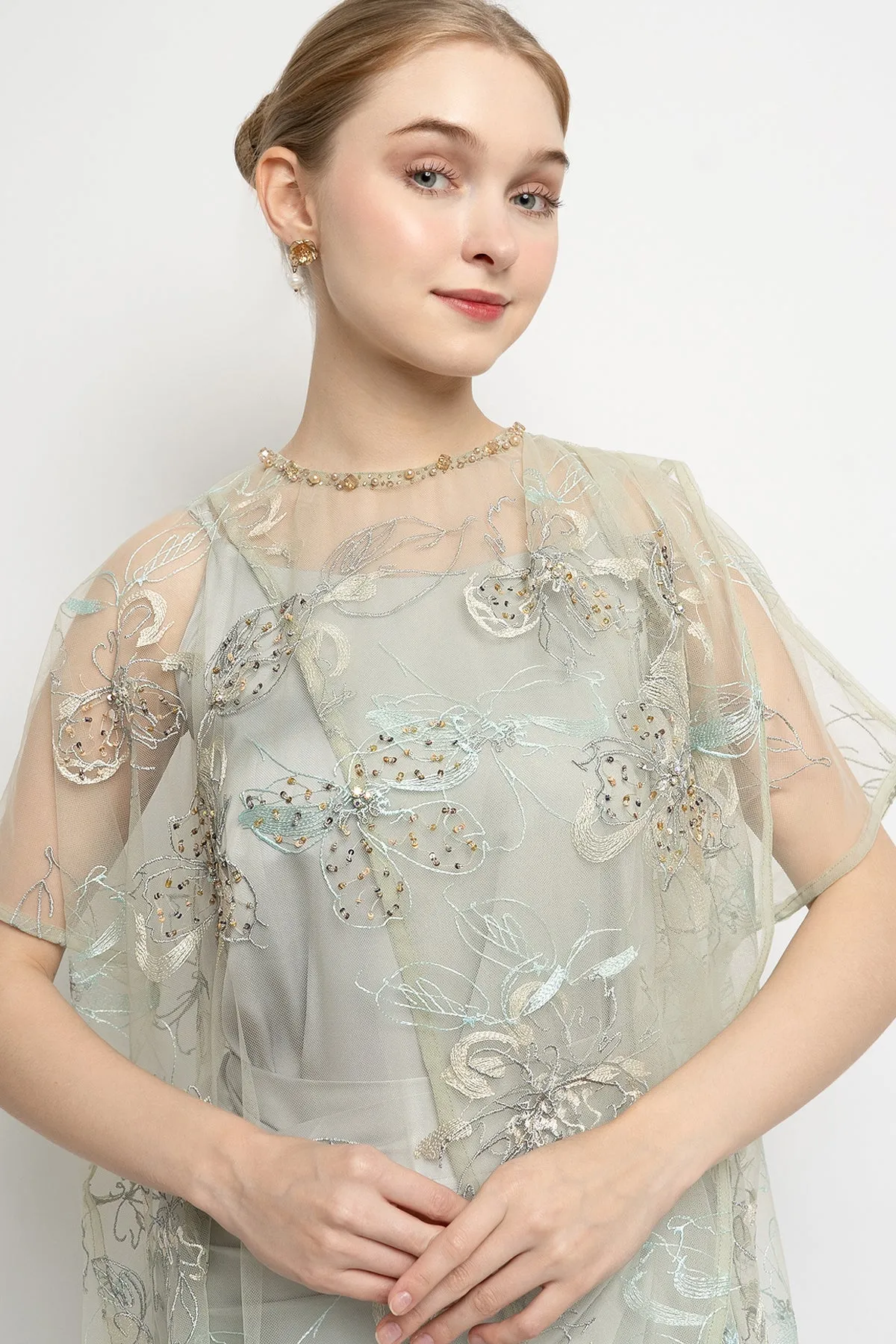 Eliza Top in Sage