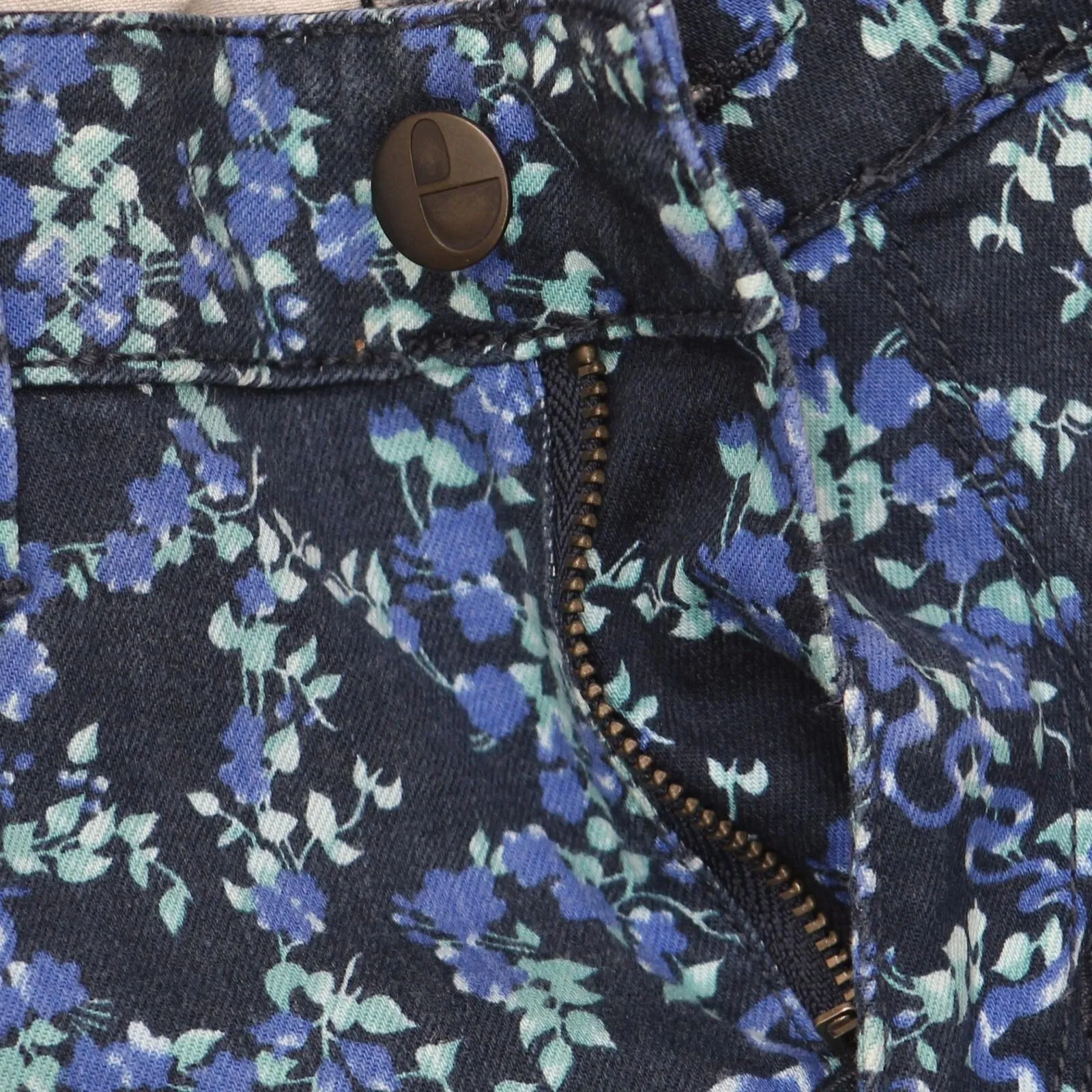 Else Womens Stretch Skinny Leg Jeans 1672359e17a697 Blue Floral 26