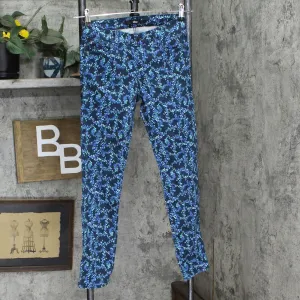 Else Womens Stretch Skinny Leg Jeans 1672359e17a697 Blue Floral 26