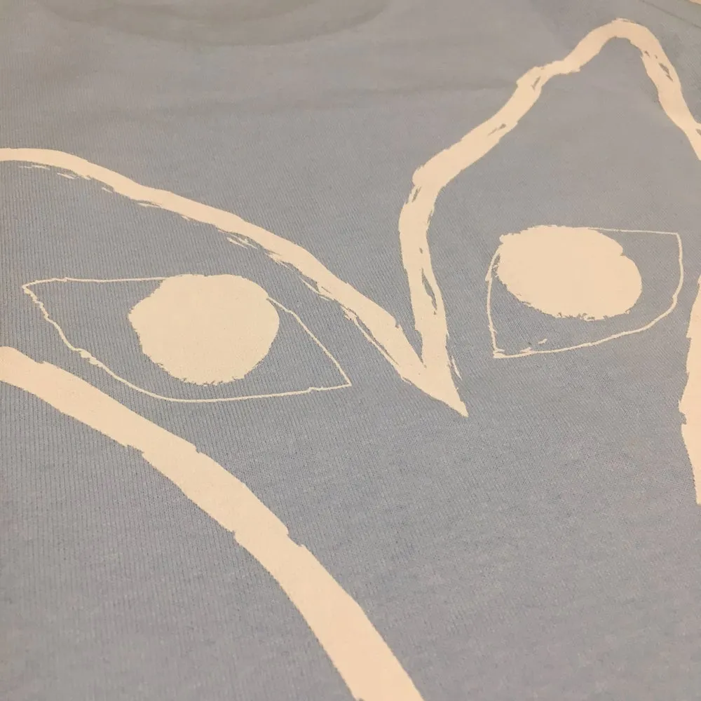 Empty your mind t shirt air blue