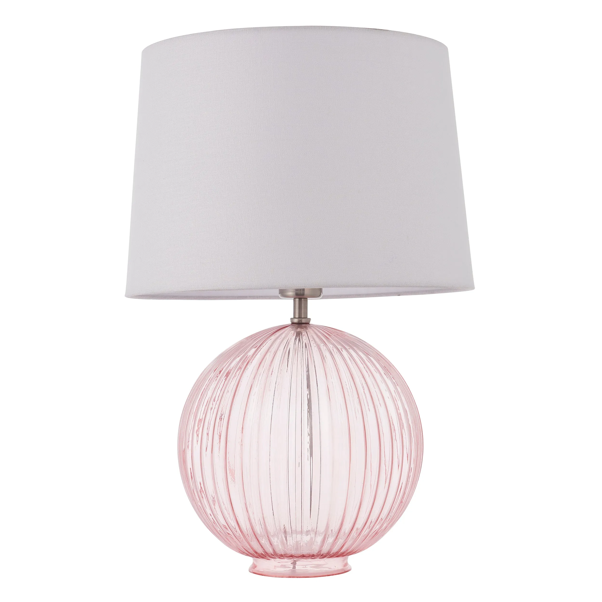 Endon 79638 Mia 1lt Shade Vintage white linen 60W E27 or B22 GLS (Required)