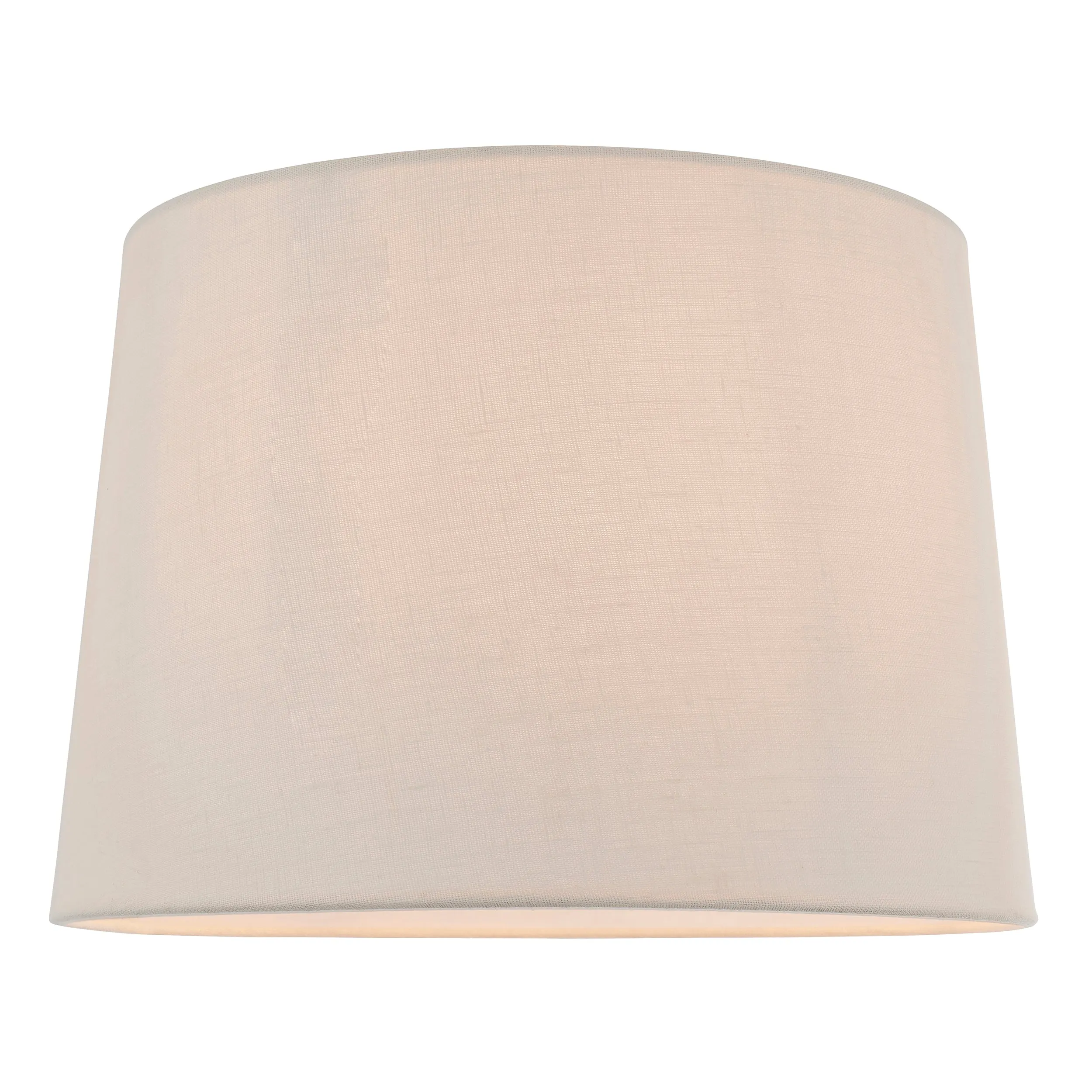 Endon 79638 Mia 1lt Shade Vintage white linen 60W E27 or B22 GLS (Required)