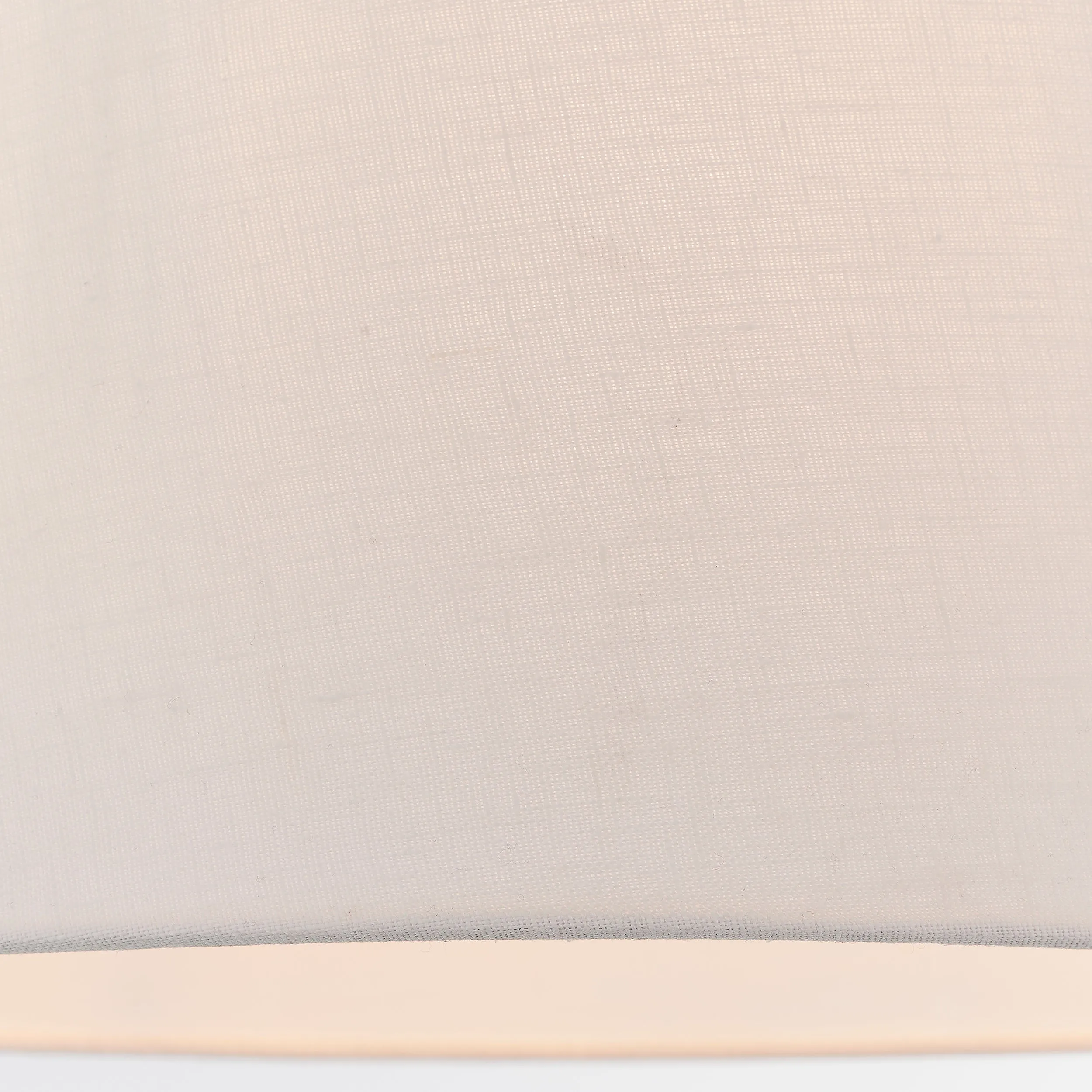 Endon 79638 Mia 1lt Shade Vintage white linen 60W E27 or B22 GLS (Required)