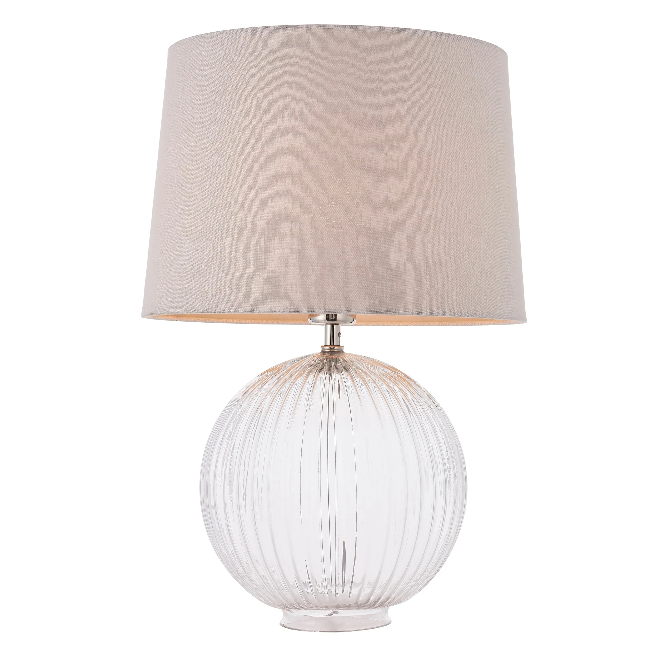 Endon 79642 Mia 1lt Shade Natural linen 60W E27 or B22 GLS (Required)