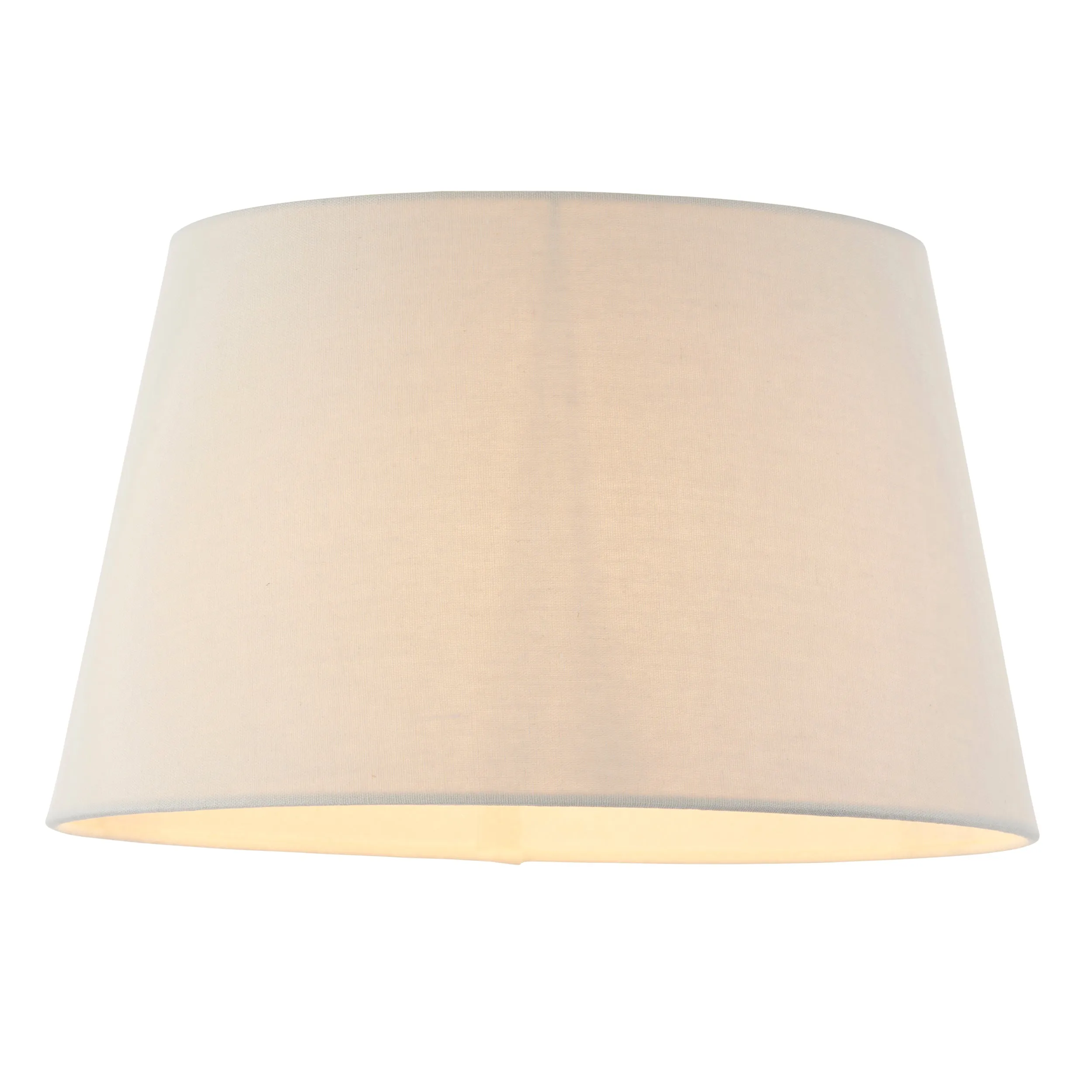 Endon CICI-14IV Cici 1lt Shade Ivory linen mix fabric 60W E27 or B22 GLS (Required)