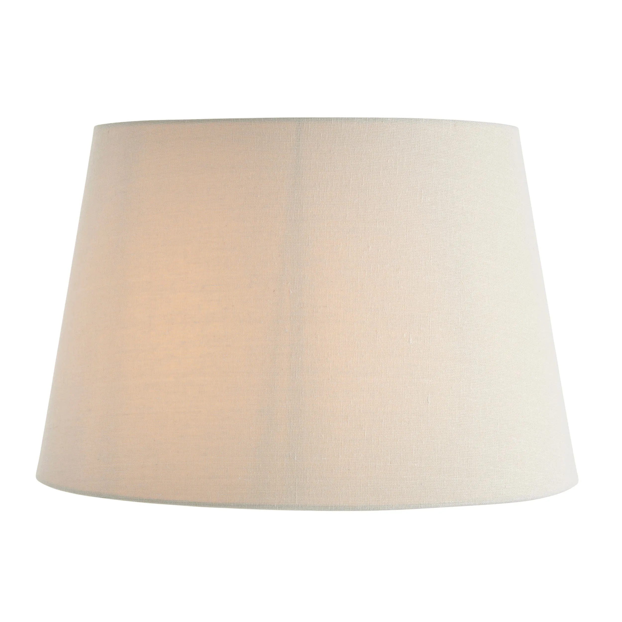 Endon CICI-16IV Cici 1lt Shade Ivory linen mix fabric 60W E27 or B22 GLS (Required)