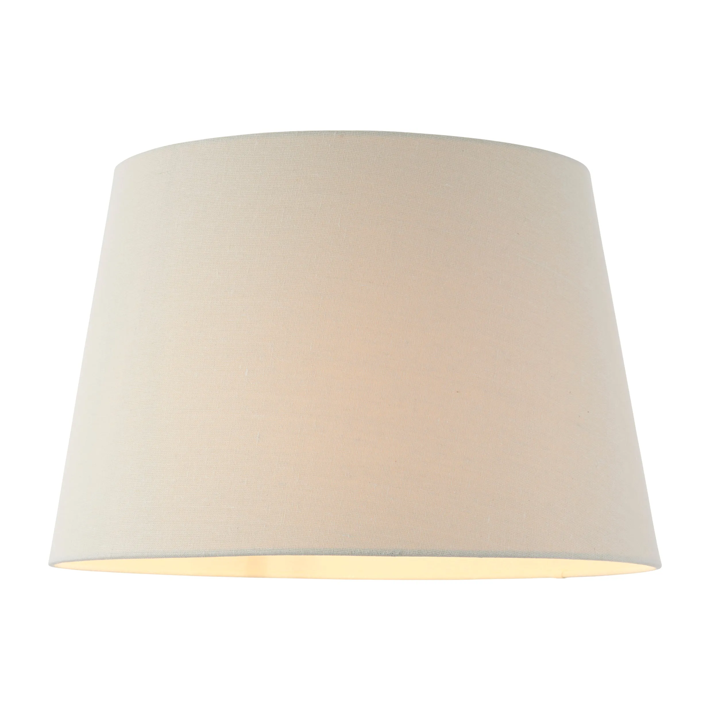 Endon CICI-16IV Cici 1lt Shade Ivory linen mix fabric 60W E27 or B22 GLS (Required)