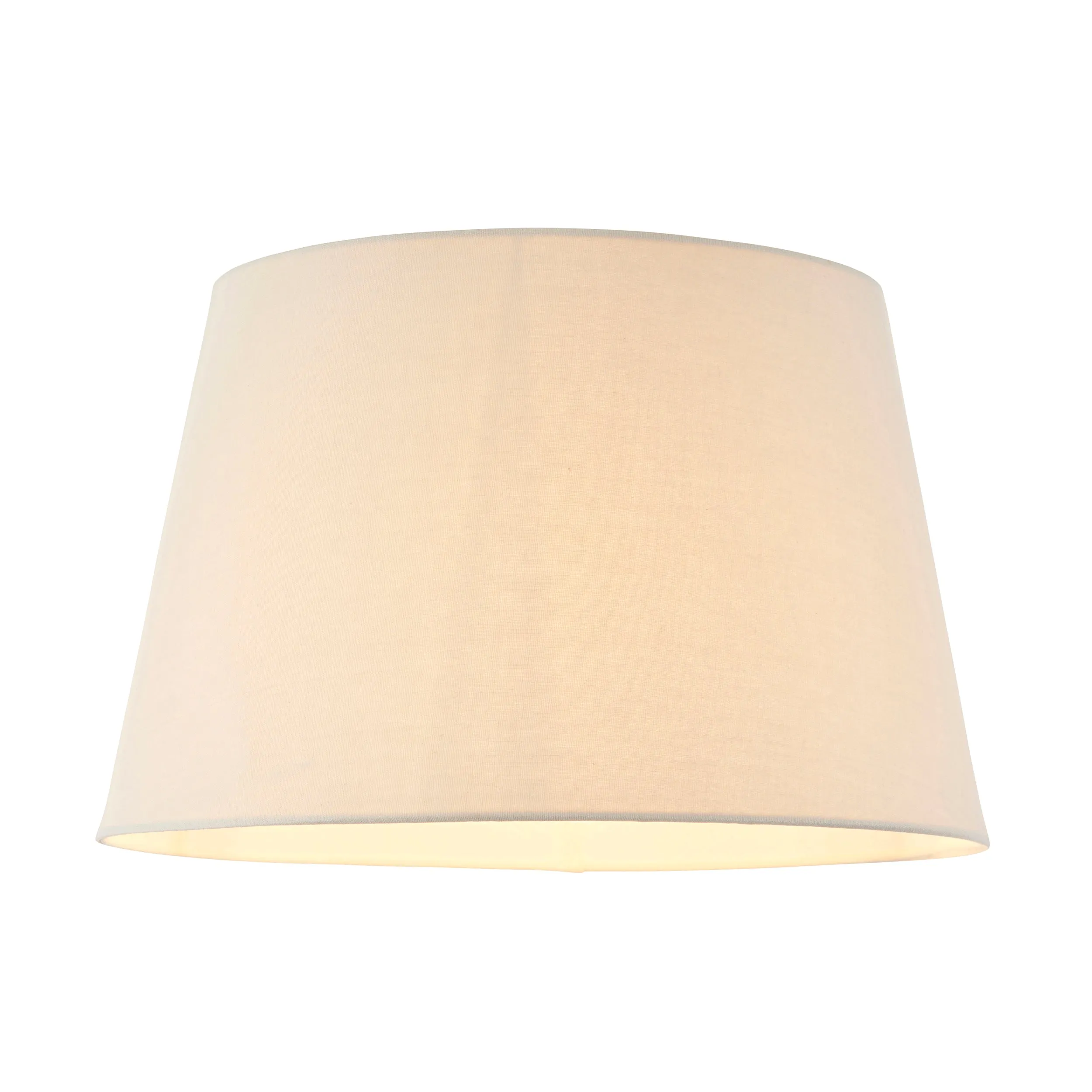 Endon CICI-18IV Cici 1lt Shade Ivory linen mix fabric 60W E27 or B22 GLS (Required)