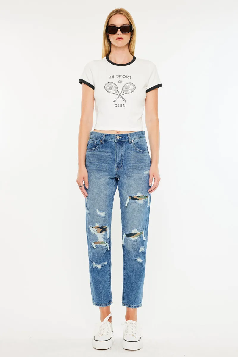 Esmee Ultra High Rise Mom Jeans