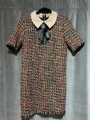 Ever After Short Sleeve Collared Shift Dress
