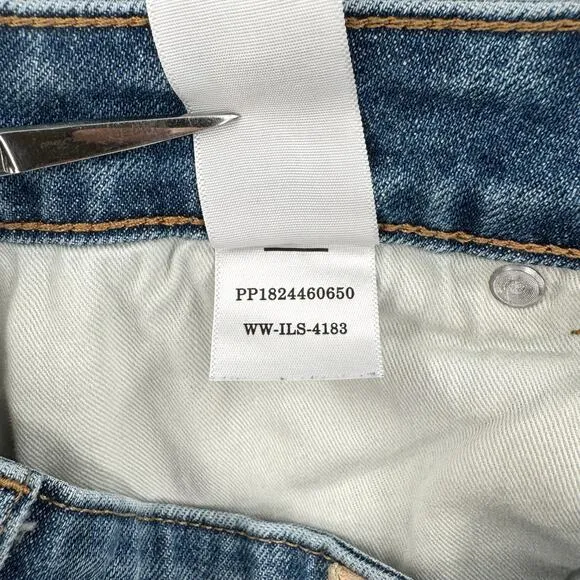 EVERLANE The Curvy Cheeky Jeans Womens 28 Ankle Blue Straight Medium Wash