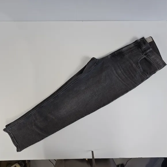 Everlane The High Rise Straight Jean Size 30 Ankle Washed Black