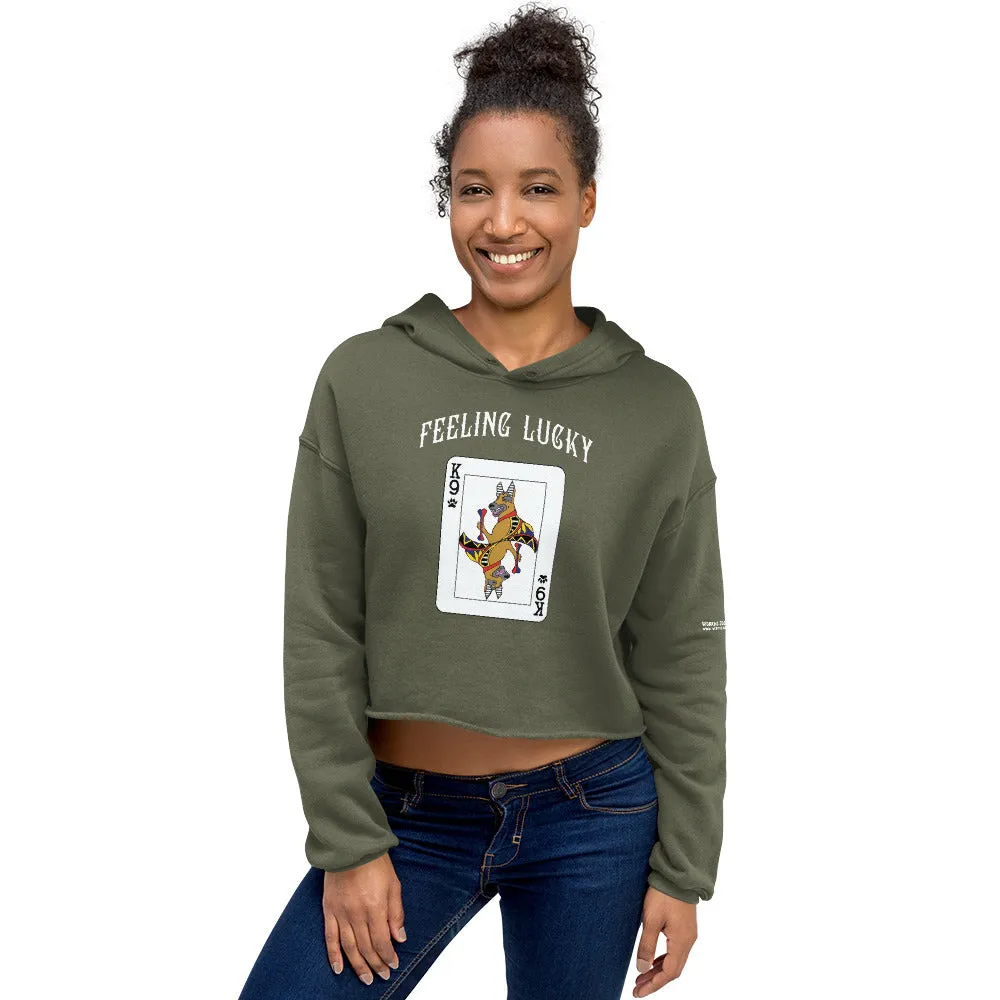 Feeling Lucky Women's Crop Hoodie
