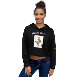 Feeling Lucky Women's Crop Hoodie