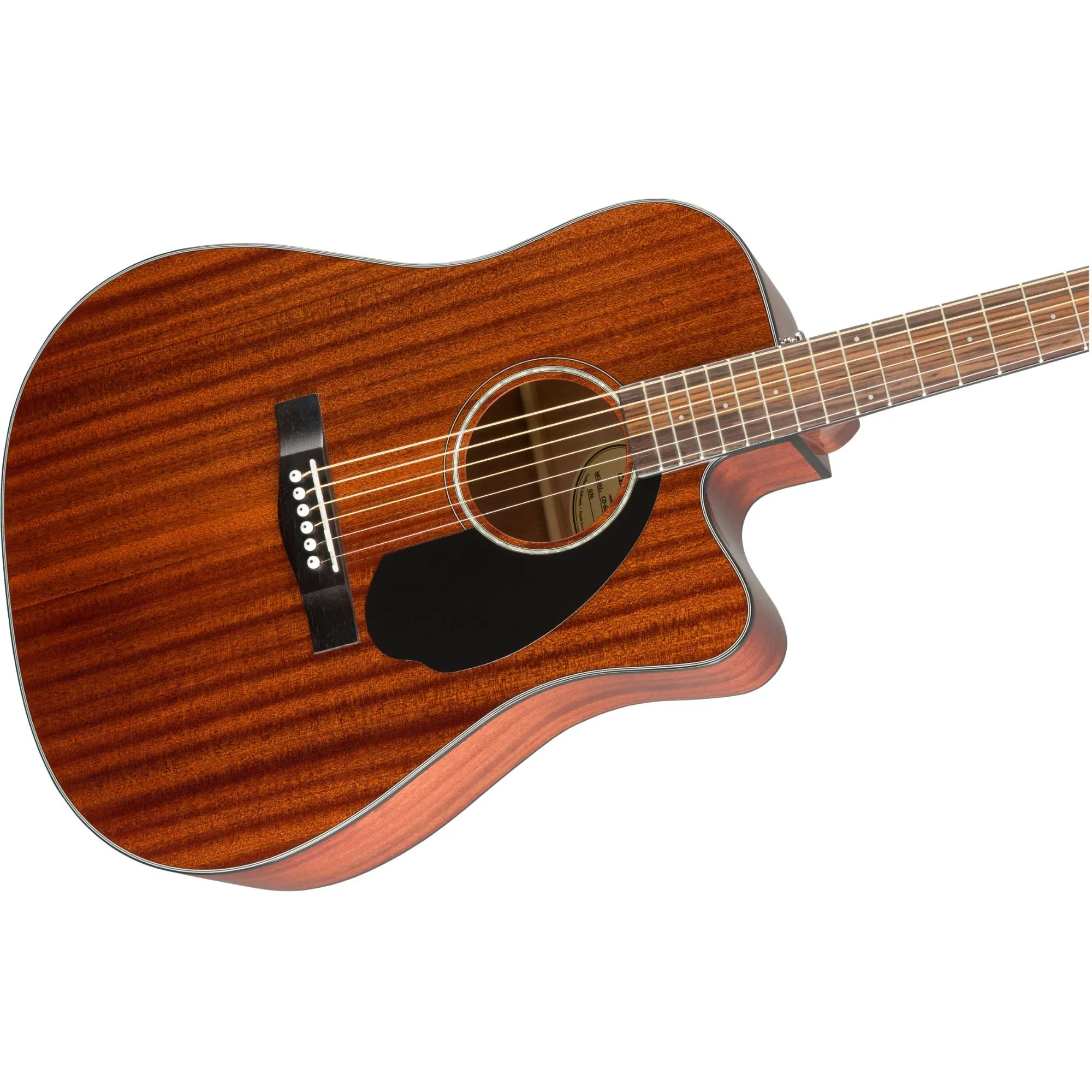 Fender CD-60SCE Acoustic-Electric Guitar, All-Mahogany
