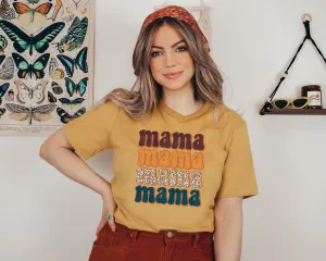 Four Mama Thanksgiving T-Shirt