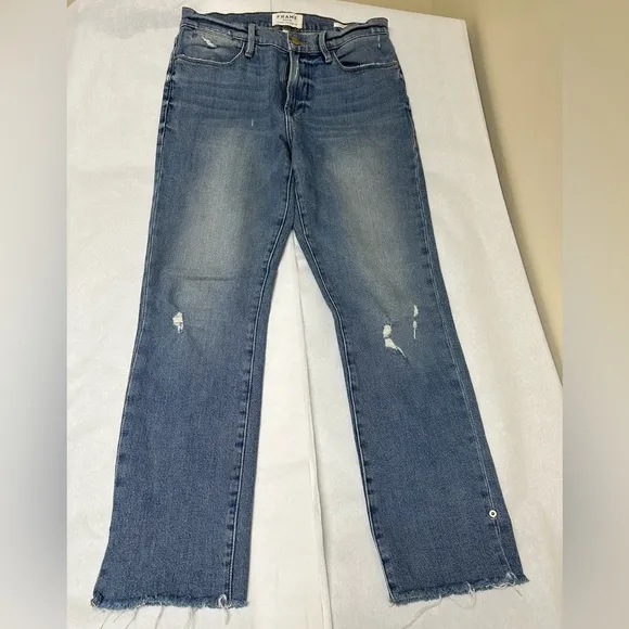 Frame Le High Straight Jeans🦄