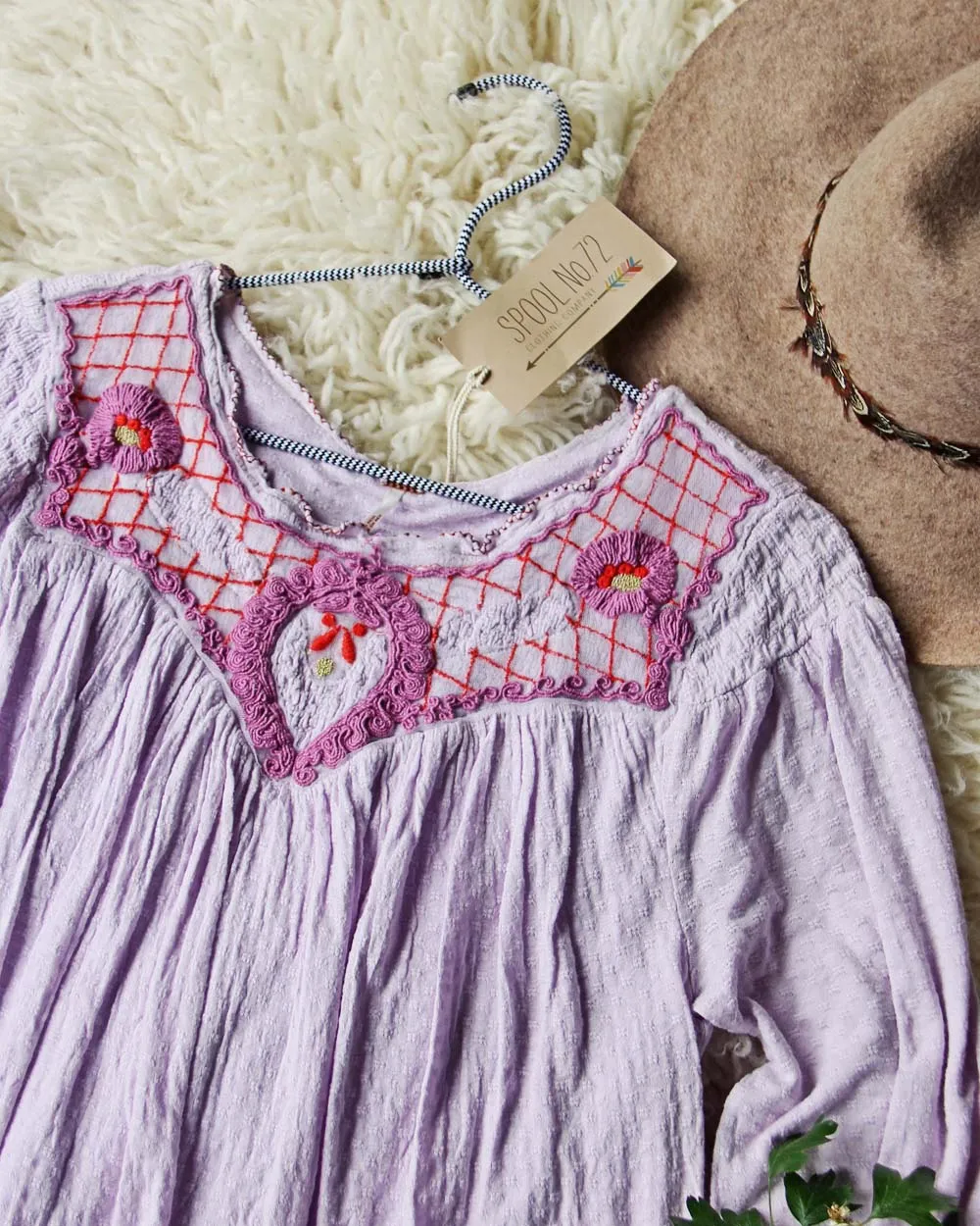 Free People Sweet Begonia Tee in Lilac