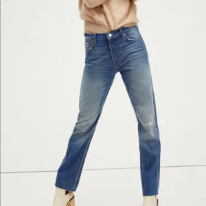 Free People We the Free Vixen Cigarette Jeans Straight Leg High-Rise Size 26 NWT