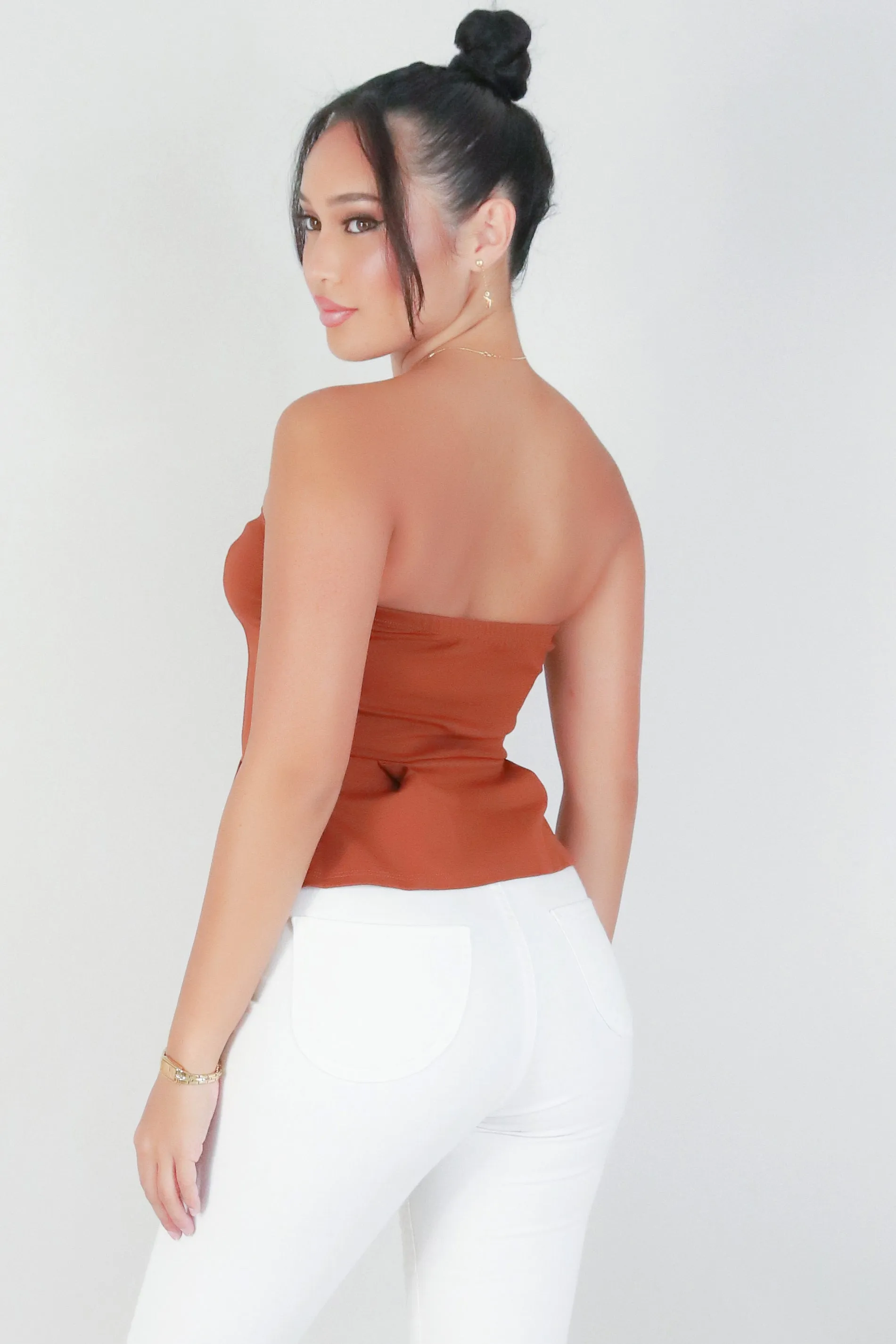 GET THAT RING PEPLUM TOP