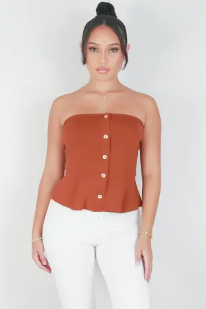 GET THAT RING PEPLUM TOP
