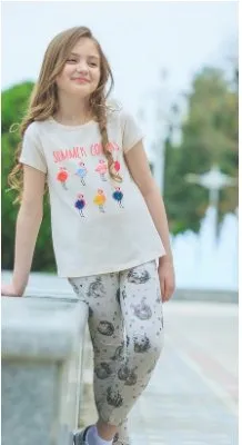 Girls' Flamingo T-shirt