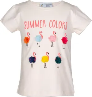 Girls' Flamingo T-shirt