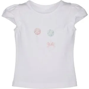 Girls White T-Shirt