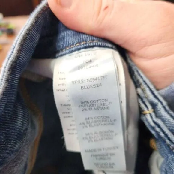 Good American GOOD LEGS STRAIGHT JEANS GS941TFT BLUE524 Size 00/24