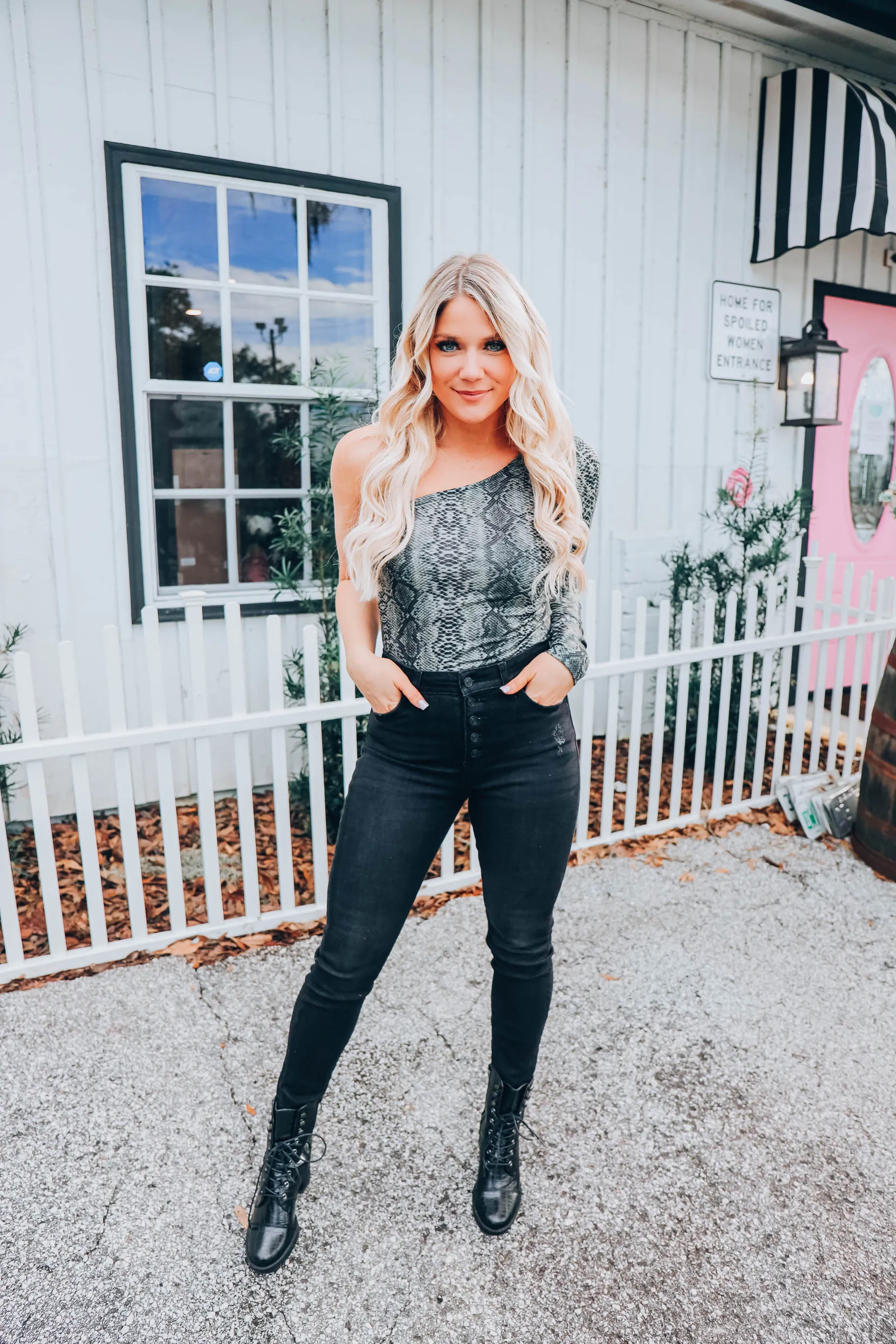 Gracie One-Shoulder Bodysuit