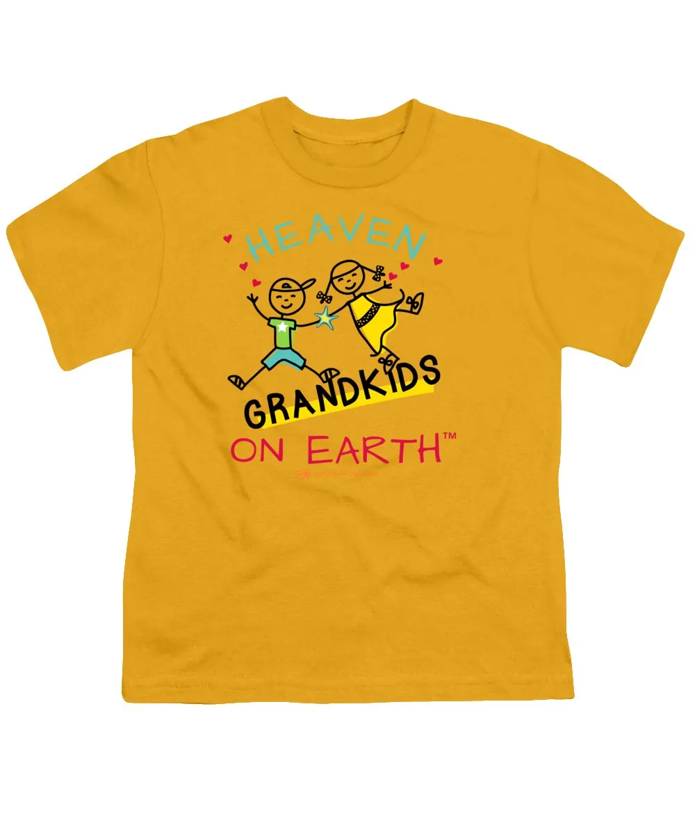 Grandkids Heaven on Earth - Youth T-Shirt