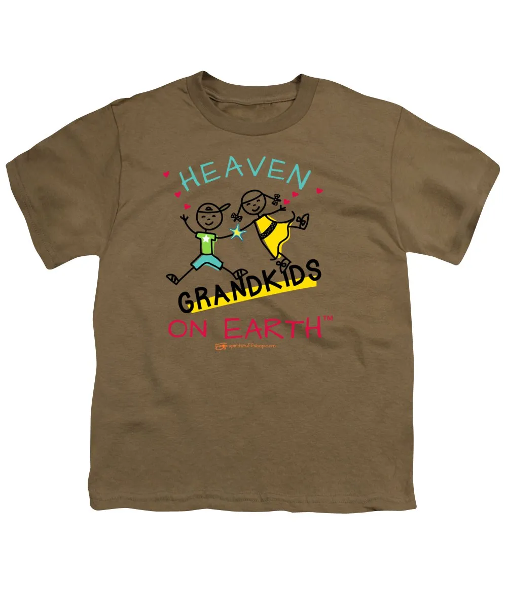Grandkids Heaven on Earth - Youth T-Shirt
